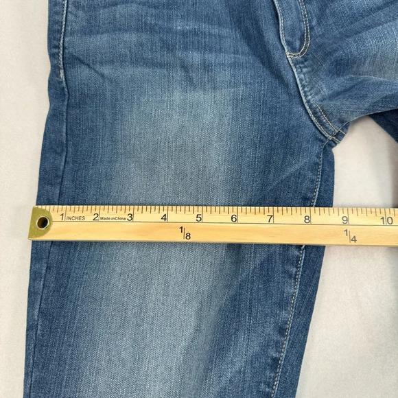 Paige Verdugo Crop Skinny Jeans Womens Size 27 Medium Blue Low Rise - Picture 11 of 13